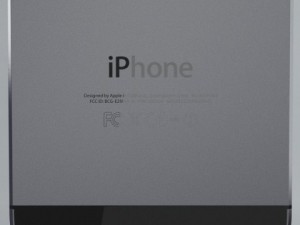 apple iphone 5s space grey 3D 模型