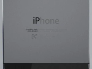 apple iphone 5s space grey 3D Model