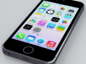 apple iphone 5s space grey 3D 模型