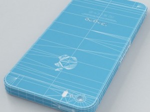 apple iphone 5s space grey 3D 模型