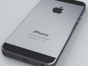 apple iphone 5s space grey 3D 模型