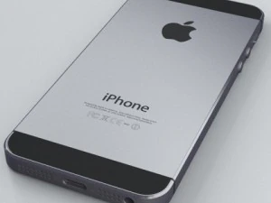 apple iphone 5s space grey 3D Model