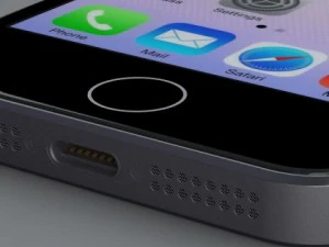 apple iphone 5s space grey 3D Model