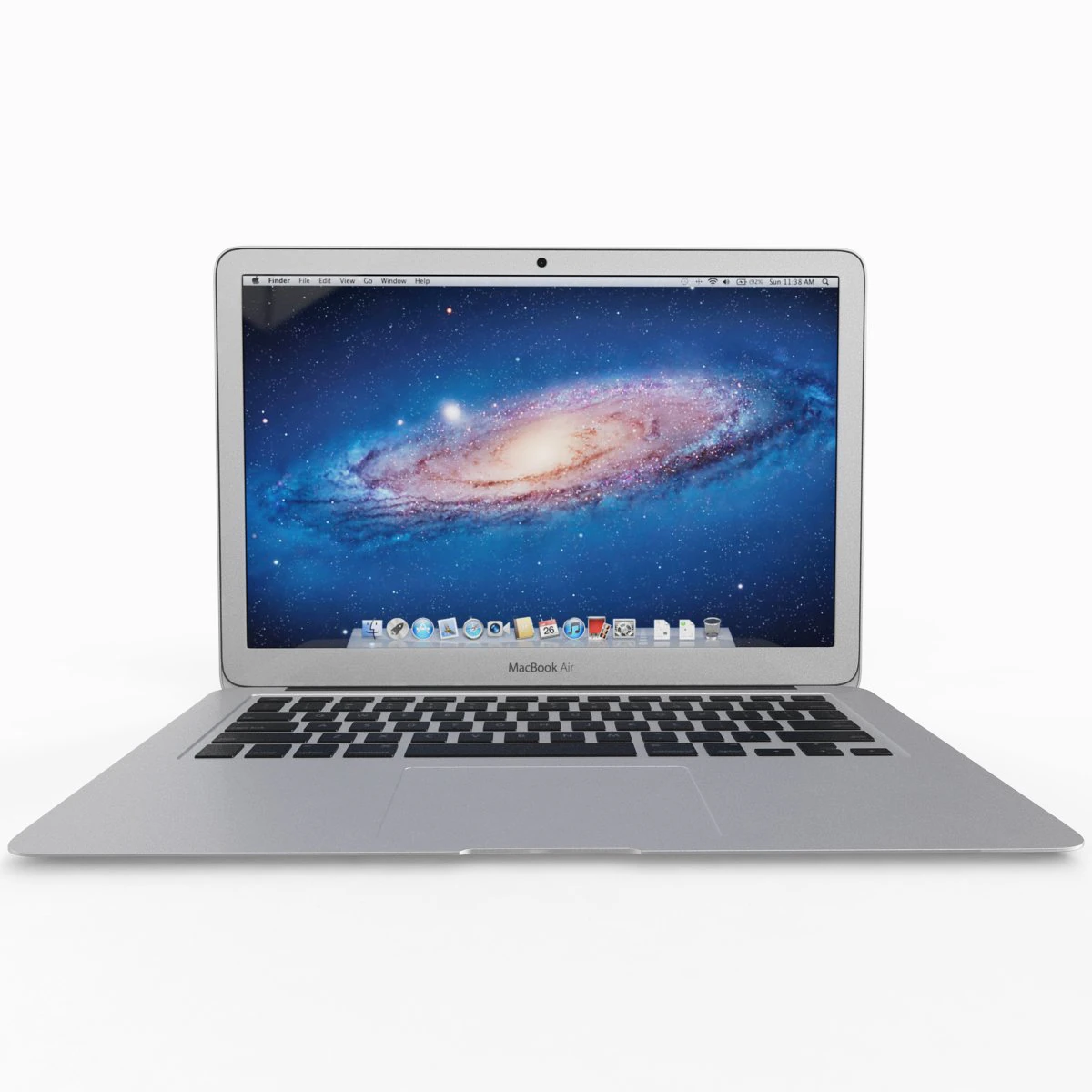 apple macbook air 11 inch 3D Model .c4d .max .obj .3ds .fbx .stl .blend 