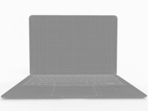 apple macbook air 11 inch 3D 模型