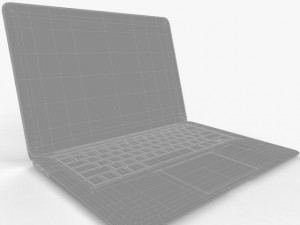 apple macbook air 11 inch 3D 模型