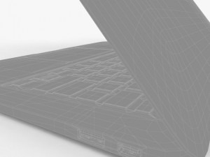 apple macbook air 11 inch 3D 模型