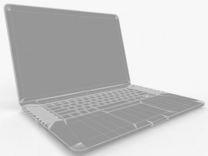 apple macbook pro 13 inch retina 3D Модель