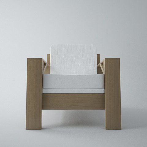 armchair carpenter Modelo 3D .c4d .max .obj .3ds .fbx .stl .blend 