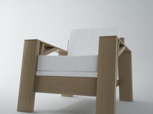 armchair carpenter Modelo 3D