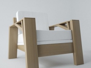 armchair carpenter Modelo 3D
