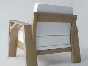 armchair carpenter Modelo 3D