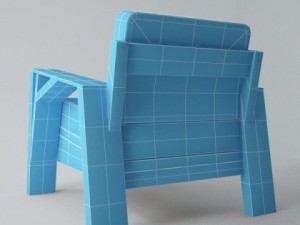 armchair carpenter Modelo 3D