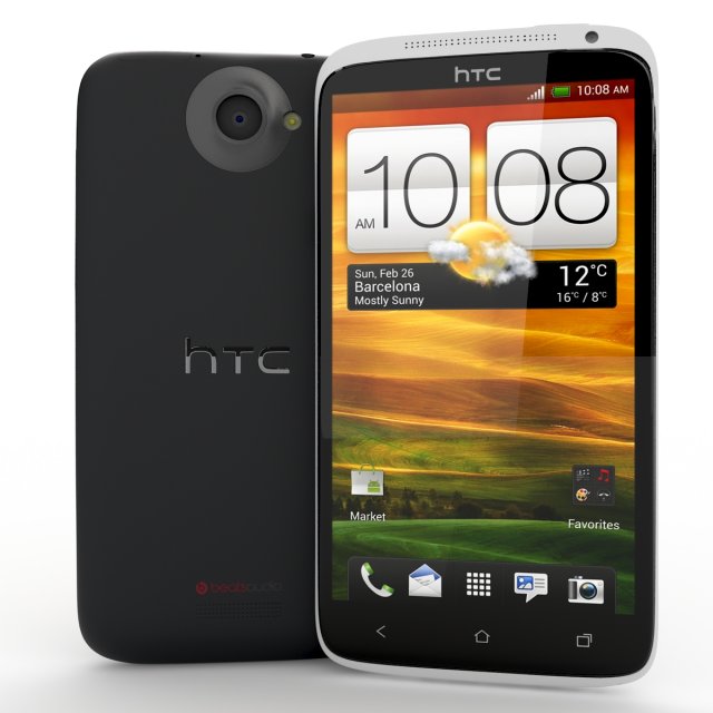 htc one x Modello 3D .c4d .max .obj .3ds .fbx .stl .blend