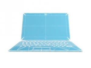 microsoft surface pro with touch cover 3D Model