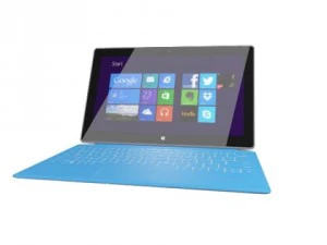 microsoft surface pro with touch cover 3D Model