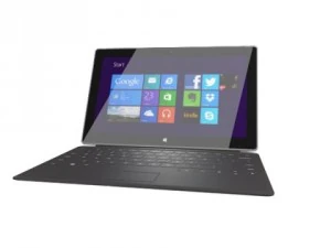 microsoft surface pro with touch cover 3D Model