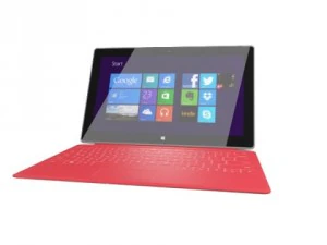 microsoft surface pro with touch cover 3D Model
