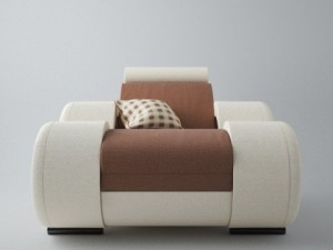 modern sofa 1x Modèle 3D
