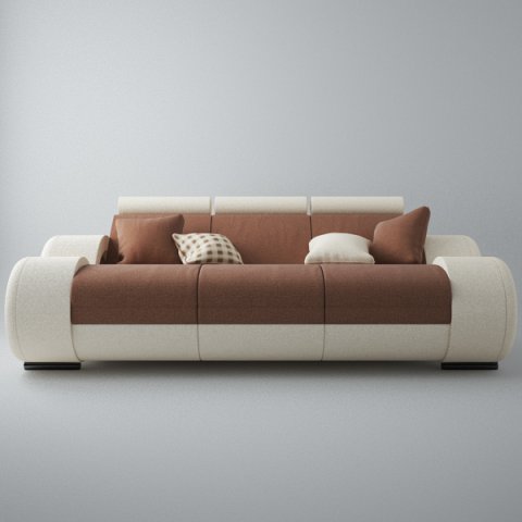 modern sofa 3x 3D 모델 .c4d .max .obj .3ds .fbx .stl .blend 