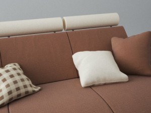 modern sofa 3x 3D 모델