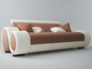 modern sofa 3x 3D 모델