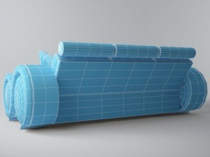modern sofa 3x 3D 모델