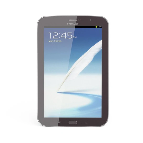 samsung galaxy note 80 brown 3D Model .c4d .max .obj .3ds .fbx .stl .blend 