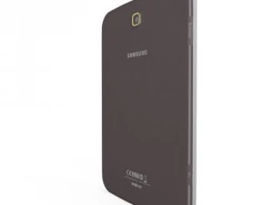 samsung galaxy note 80 brown 3D Model