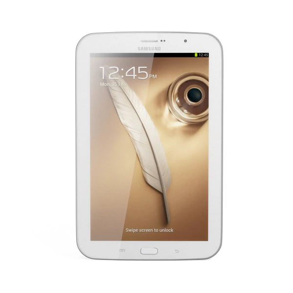 samsung galaxy note 80 white 3D Model .c4d .max .obj .3ds .fbx .stl .blend 