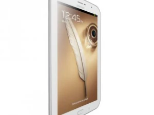 samsung galaxy note 80 white 3D Model