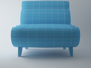 sofa cloud 3Dモデル