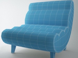 sofa cloud 3Dモデル