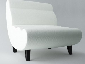 sofa cloud 3Dモデル