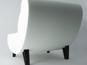 sofa cloud 3Dモデル