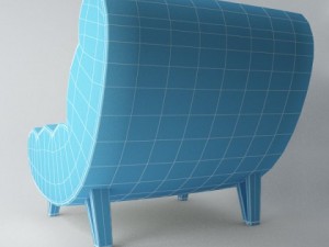 sofa cloud 3Dモデル