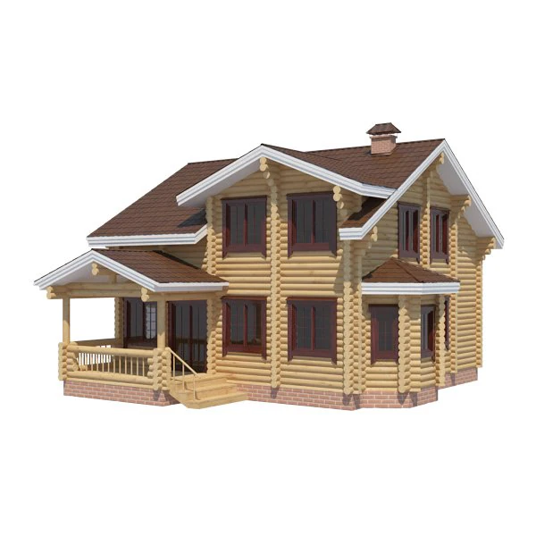 log house 3D Model .c4d .max .obj .3ds .fbx .stl .blend