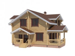 log house 3D Модель