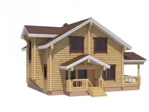 log house 3D Модель