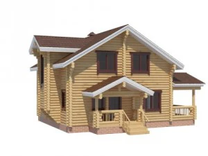 log house 3D Model