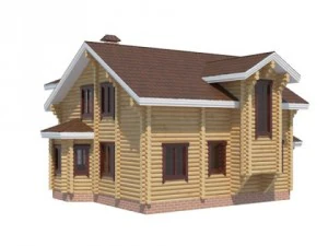 log house 3D Model
