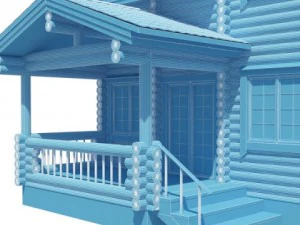 log house 3D Model