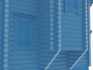 log house 3D Model