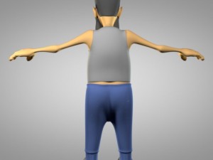 cartoon old man 3D Модель