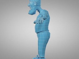 cartoon old man 3D Модель