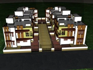 esquema residencial Modelo 3D