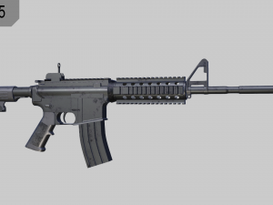 m4a1 assault rifle Modello 3D