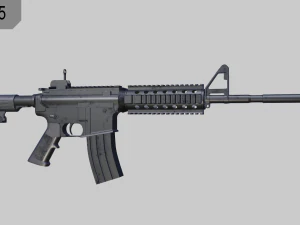 karabin szturmowy m4a1 Model 3D