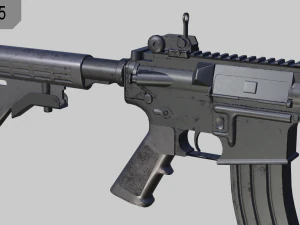 m4a1 assault rifle 3D Model