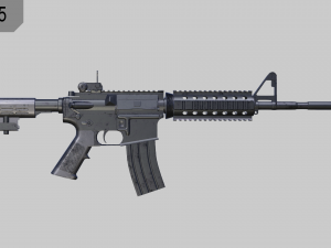 m4a1 assault rifle 3D 모델